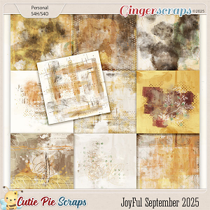Joyful September 2025 Painted Papers