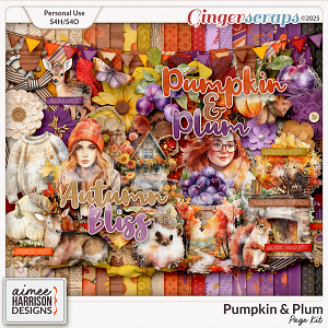 Pumpkln & Plum Page Kit by Aimee Harrison