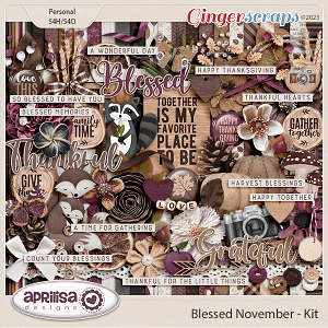 Blessed November - Kit by Aprilisa Designs