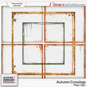 Autumn Crossings Messy Edges by Aimee Harrison