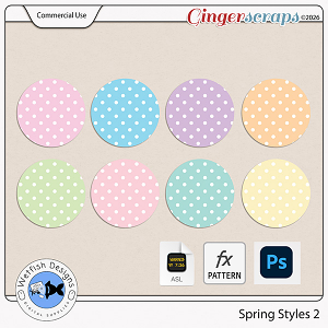 CU Spring Layer Styles 2 by Wetfish Designs  