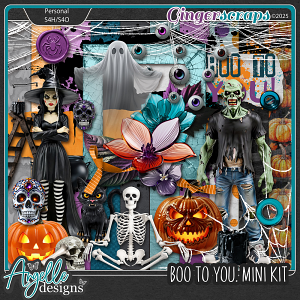 Boo to you. Mini Kit by Angelle Designs