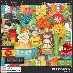 2025-05 Recipe Card Kit by Let Me Scrapbook
