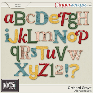 Orchard Grove Alpha Sets by Aimee Harrison