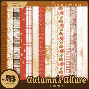 Autumn's Allure Papers by JB Studiio