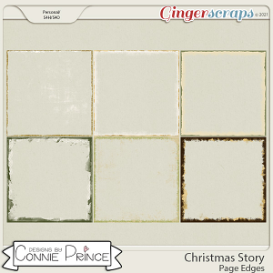 Christmas Story - Page Edges by Connie Prince