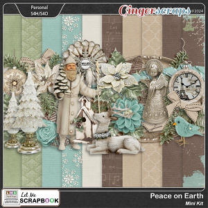 Peace On Earth Mini Kit by Let Me Scrapbook