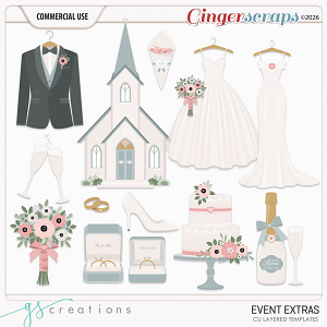 Event Extras Layered Templates (CU) by GS Creations