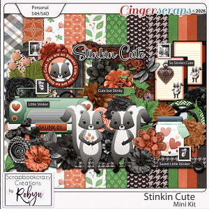 Stinkin Cute Mini Kit by Scrapbookcrazy Creations