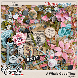 A Whale Good Time-Page Kit