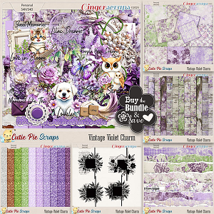 Vintage Violet Charm Bundle Vintage Violet Charm Bundle