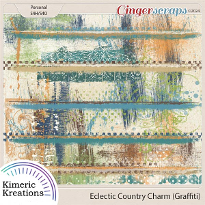 Eclectic Country Charm Graffiti by Kimeric Kreations