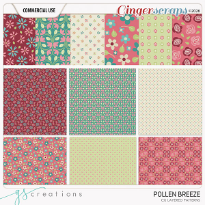 Pollen Breeze Patterns (CU) by GS Creations