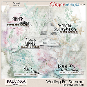 Waiting For Summer Overlays and WA by Palvinka Designs