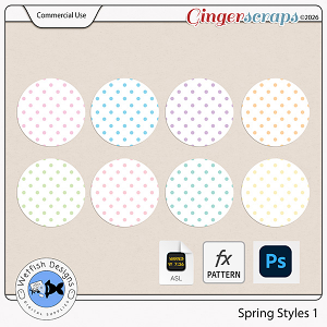 CU Spring Layer Styles 1 by Wetfish Designs 
