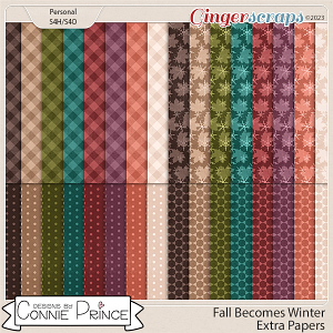 Fall Becomes Winter - Extra Papers by Connie Prince