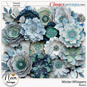 Winter Whispers -  Flowers - by Neia Scraps
