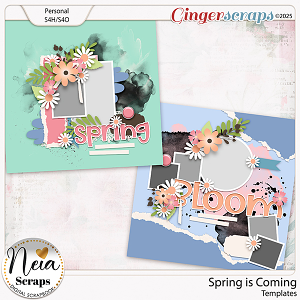 Spring is Coming - Templates - by Neia Scraps