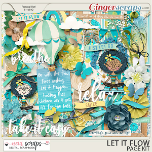 Let it Flow - Page Kit - by Neia Scraps