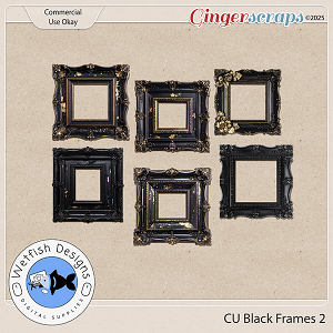 CU Black Ornate Frames 2 by Wetfish Designs CU Black Ornate Frames 2 by Wetfish Designs