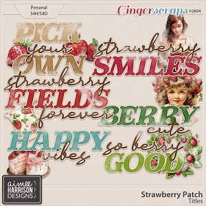 Strawberry Patch Titles by Aimee Harrison