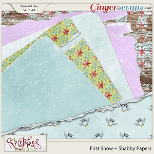 First Snow Shabby Papers