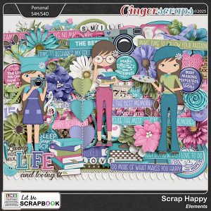 Scrap Happy Elements by Let Me Scrapbook