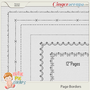Page Borders 22 By Cutie Pie Scraps  