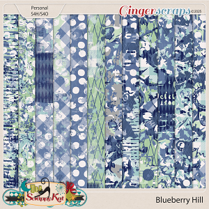 Blueberry Hill Messy Papers by The Scrappy Kat
