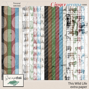This Wild Life Extra Papers by ScrapChat Designs