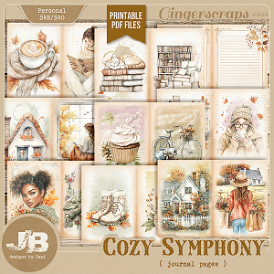 Cozy Symphony Journal kit by JB Studio {Printables}