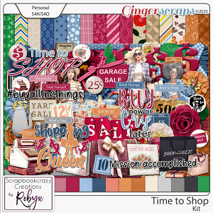 Time to Shop Kit by Scrapbookcrazy Creations