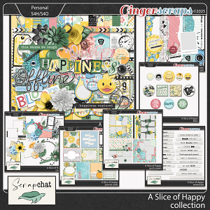 A Slice of Happiness Collection by ScrapChat Designs