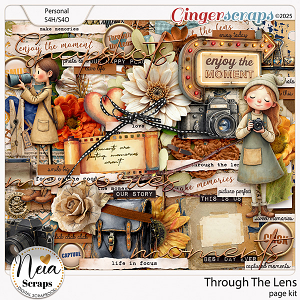 Through The Lens - Page Kit - by Neia Scraps
