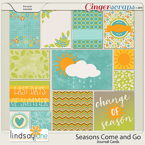 Seasons Come and Go Journal Cards by Lindsay Jane
