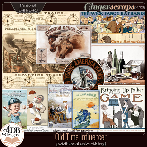 Old Time Influencer Additional Advertising by ADB Designs