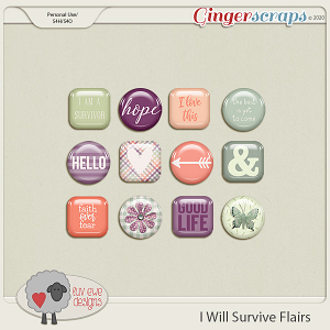 I Will Survive Flairs by Luv Ewe Designs    