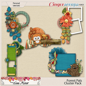 Forest Pals Cluster Pack from Designs by Lisa Minor