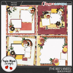 The Bees Knees - QUICK PAGES by Twin Mom Scraps