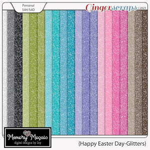 Happy Easter Day-Glitters by Memory Mosaic