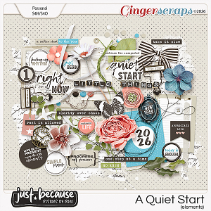 A Quiet Start Elements by Just Because Studio
