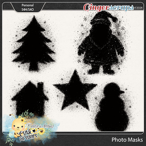 Classic Christmas Photo Masks Classic Christmas Photo Masks