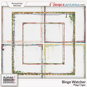 Binge Watcher Messy Edges by Aimee Harrison Binge Watcher Messy Edges by Aimee Harrison