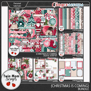 Christmas Is Coming - BUNDLE by Twin Mom Scraps