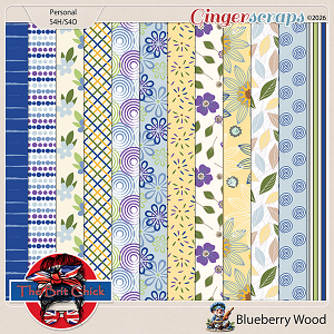 Blueberry Wood Patterened Papers By The Brit Chick