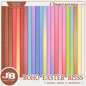 Boho Easter Bliss Special Papers & Cardstocks by JB Studio