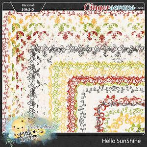 Hello SunShine Page Borders Hello SunShine Page Borders