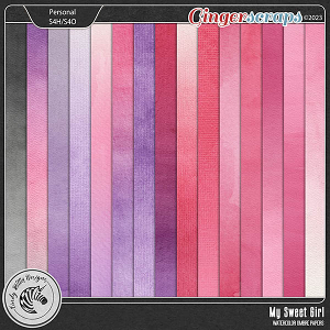 My Sweet Girl [Ombre Watercolor Papers] by Cindy Ritter