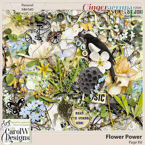 Flower Power Page Kit