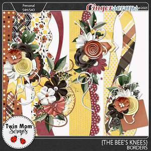 The Bees Knees - BORDERS by Twin Mom Scraps